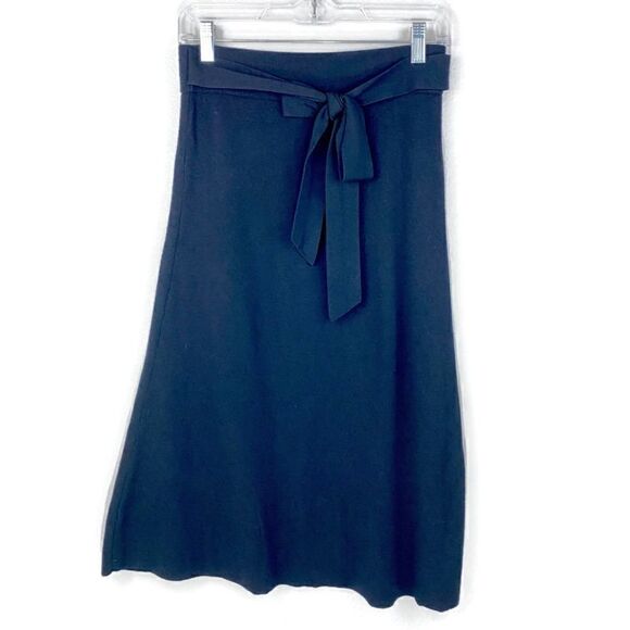 Ann Taylor A-Line Skirt Black XS - Picture 3 of 7